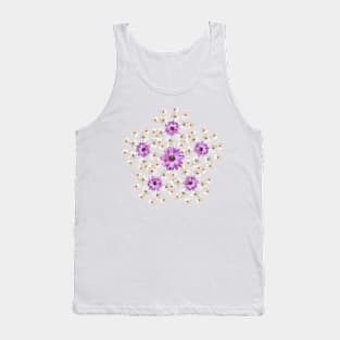 Summer flowers bouquet. Tank Top